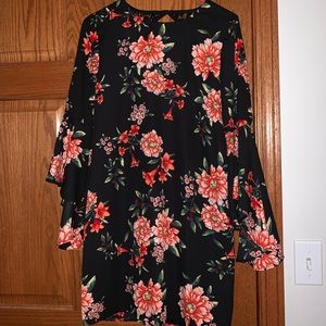 Floral print dress